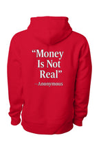 将图片加载到图库查看器，GODMONEY®️ “Money Is Not Real” Legend Premium Heavyweight Cross Grain Hoodie
