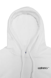 Original trademark and lettering w/embroidered “GODMONEY” AUTHENTICATED HOODIE
